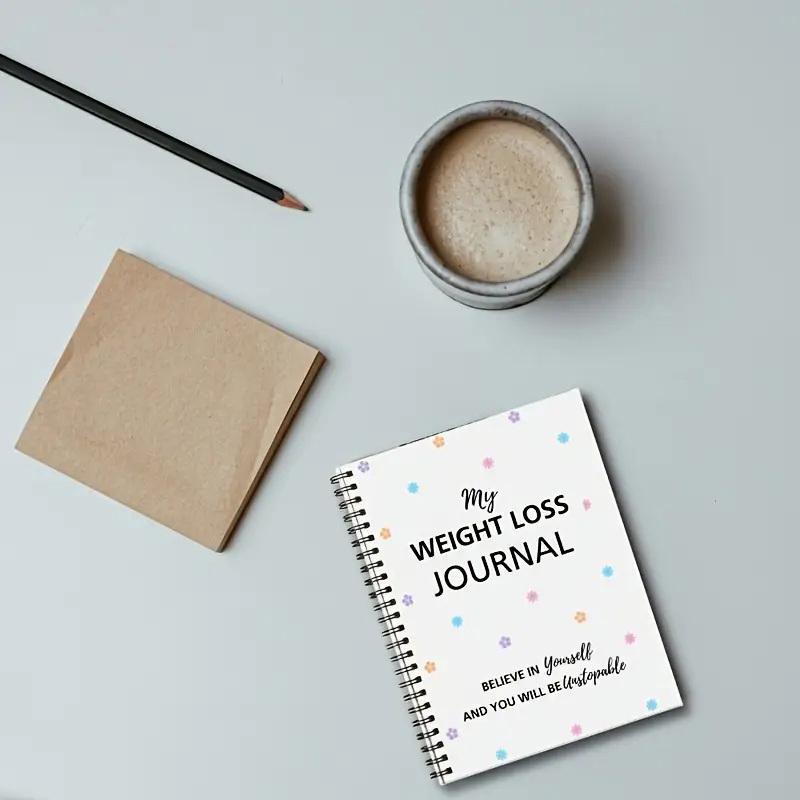 Spiral-Bound Weight Loss Journal & Fitness Planner Daily & Weekly Meal Tracker Step-By-Step Diet Plan Motivational Goal Tracker