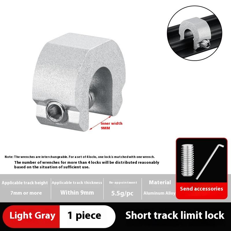 1 Set Anti-Theft Child Safety Locks Aluminum Alloy Window Lock Stopper Sliding Door Window Limiter Sliding Sash Stopper
