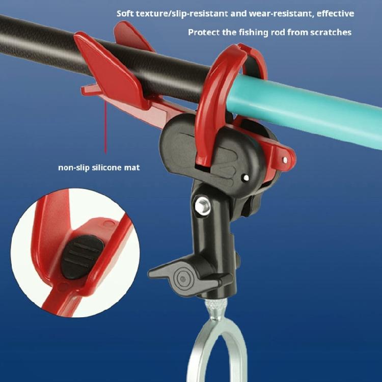 Automatic Locking Fishing Rod Mount Multiple Position Fishing Poles Stand Ergonomic for Precise Positioning