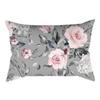 Rectangle Cushion Cover Plant Art Polyester Home Decor Elegant Pillow  For Living Room Sofa 30x50cm