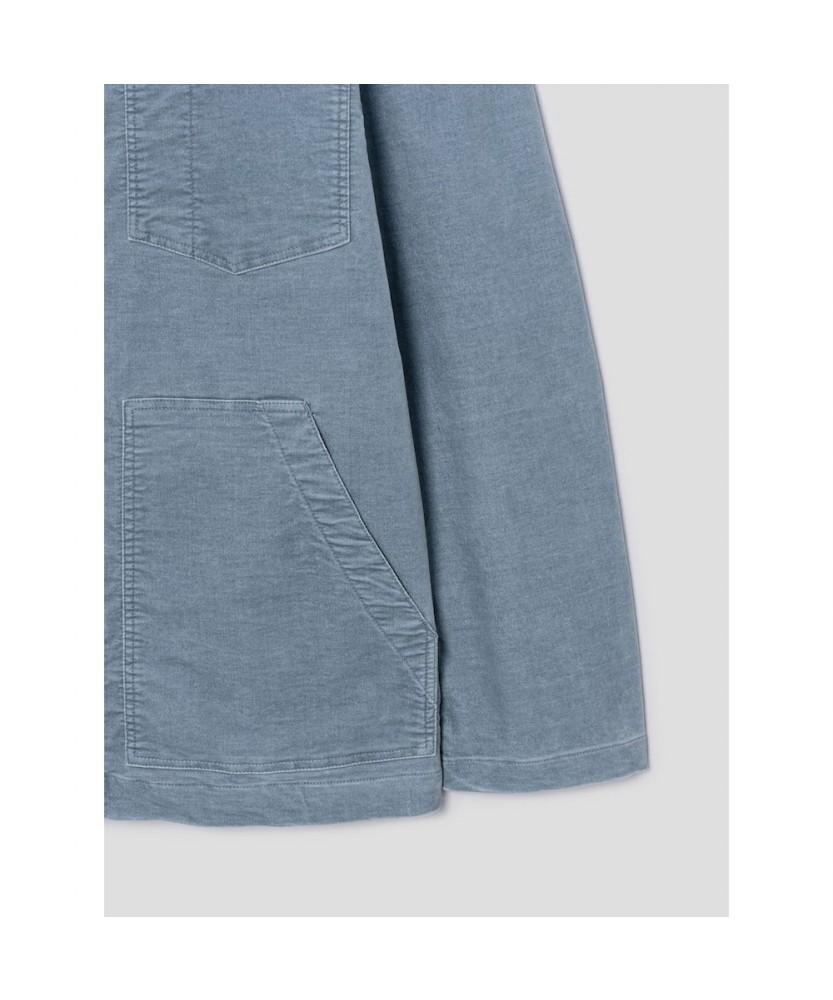 Shift.G Relaxed Cotton Coverall Sky Blue