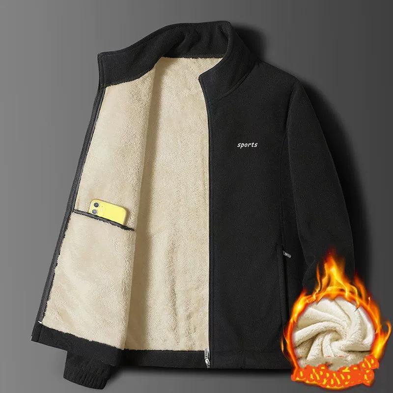 Outdoor Fleece Jacket Men Winter New Thicken Warm Jacket Coat Men Windbreak Outerwear Warm Jackets and Coats for Men Parka
