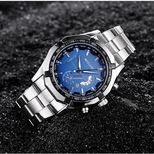 Fashion Watch Men'S High Value Business Steel Belt Men'S Watch Calendar Trend Atmospheric Quartz Watch