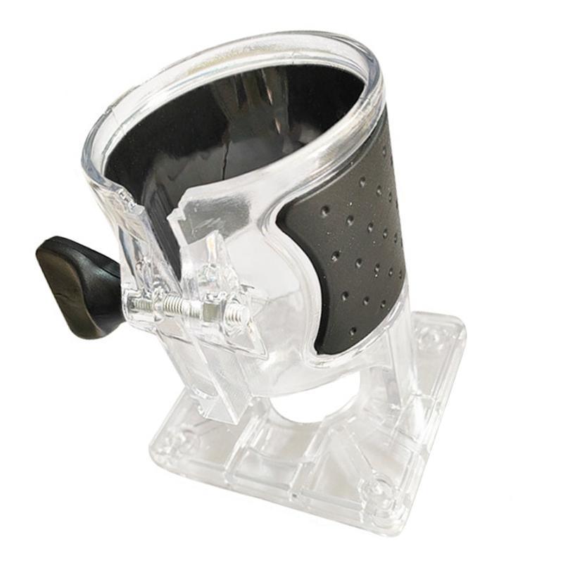 Transparent Router Base Cover Improves Cutting Precise for Woodwork and Crafting