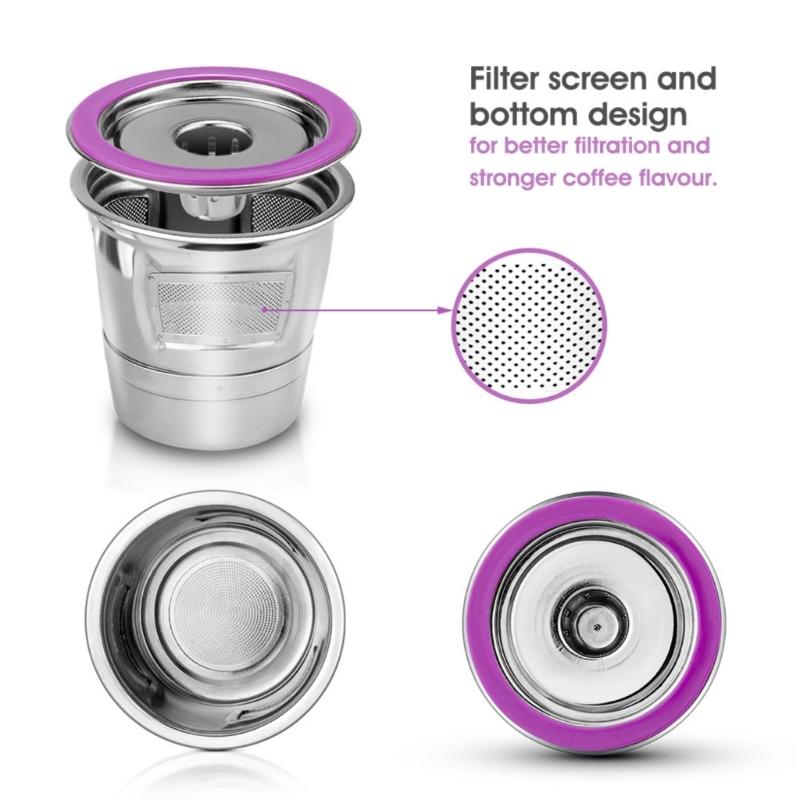 Coffee Capsuled Cup Universals Reusable Coffee Pods Refillable Coffee Capsuled Stainless Steel Cup Coffee Pods Enduring