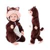 Piżama Onesie Kostium Przebranie Śpiochy Wiewiórka Niemowlę 120: 95-105 Cm