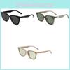2023gm New Small Face Women's Sunglasses High Fashion Sense Trendy Square Frame Uv Protection Stylish Black Frame Shades Men Hipster