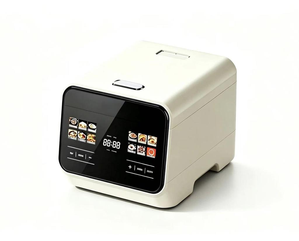 Compact Smart Rice Cooker with Non-stick Pot, Multifunctional Steam Features, Plastic Design, 110V US Standard