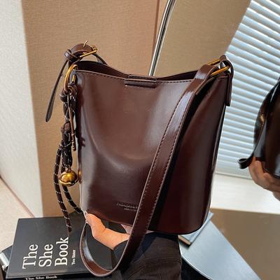 French Trend Mother And Child Bag Women'S Retro Fashion Bucket Bag High-End Shoulder Women'S Bag
