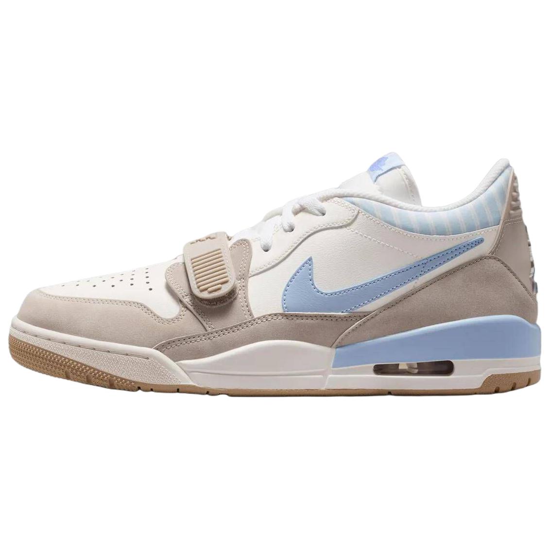 

Jordan Legacy 312 Low Удобная посадка Низкие ретро баскетбольные кроссовки Мужская кроссовка Белый Синий IR7563-141 42