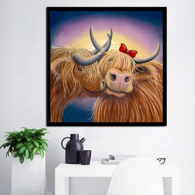 5D Diy Diamond Painting Love-making Cow Diamond Embroidery Full Lay Anime Cross Stitch Kits Home Decor Handmade Gift