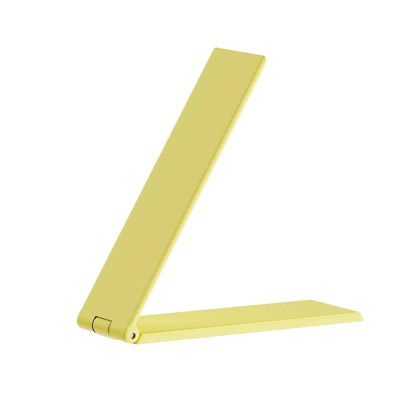 Ultra-thin Metal Desktop Mobile Phone Holder Foldable Bracket Compact and Portable Stand for IPhone 15 Xiaomi Samsung Universal