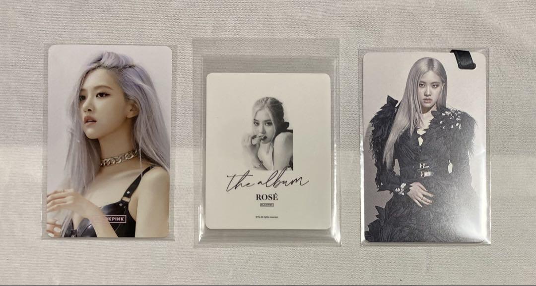 

[USED] BLACKPINK Rosé Goods Bonus Trading Card Sticker