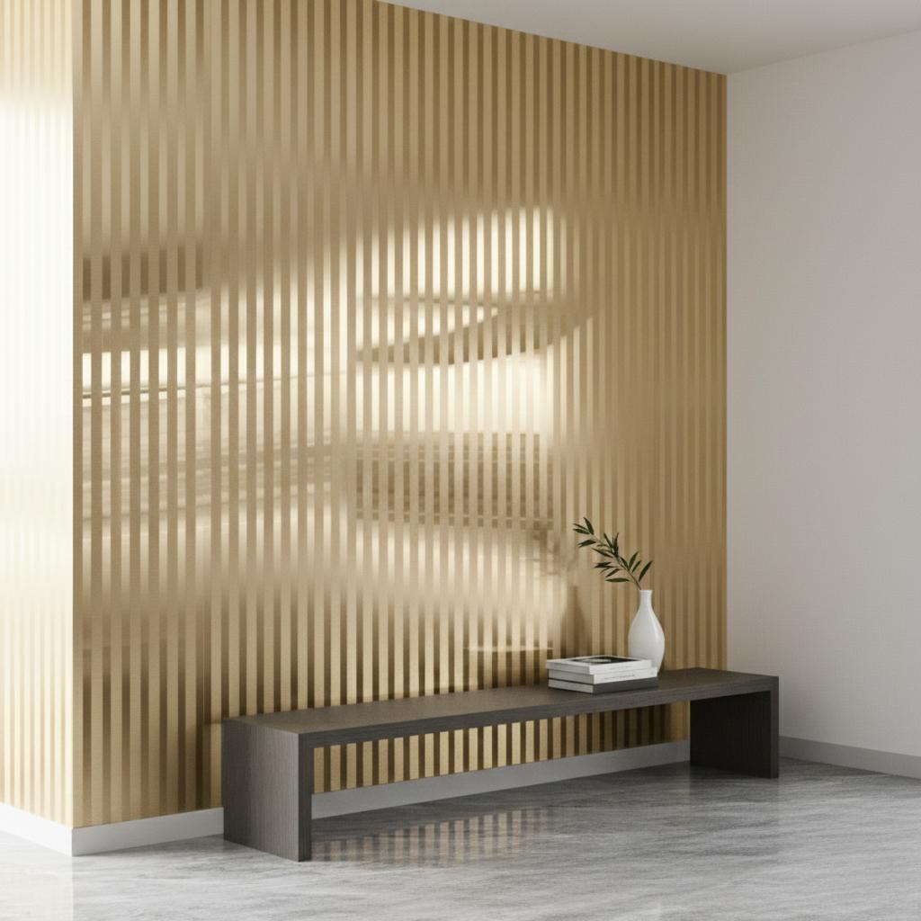 Papel Tapiz Moderno Rayado 3D Autoadhesivo Geométrico Despegar y Pegar para Inquilinos Apartamento Sala de Estar Renovación Rápida Extraíble