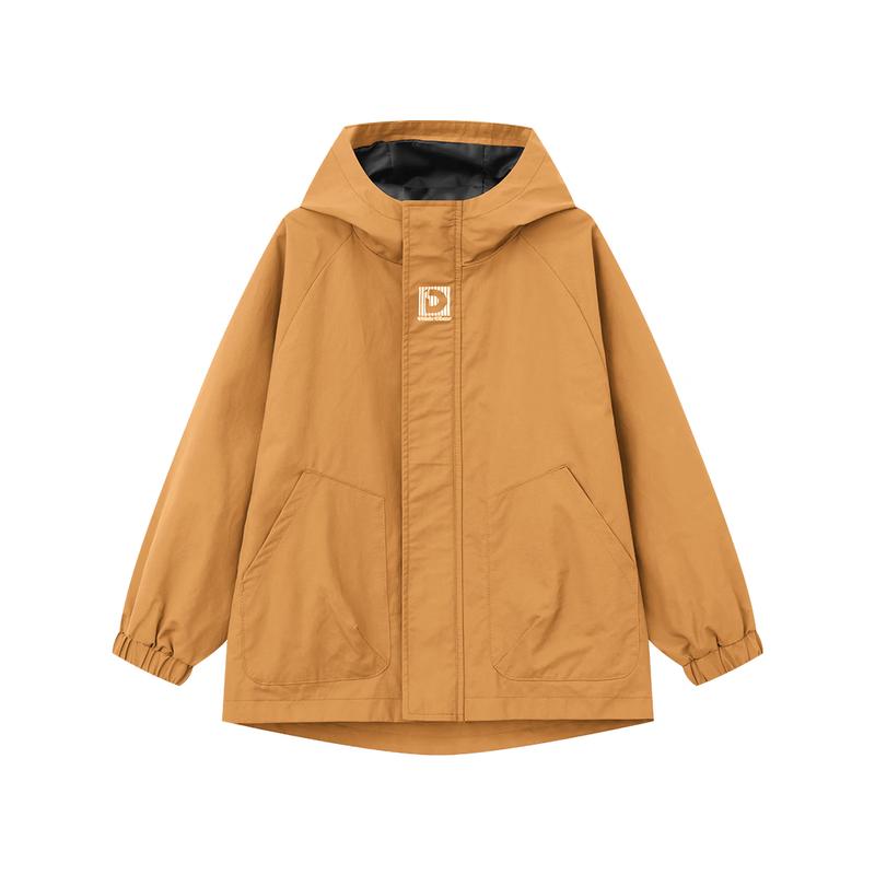 Duoduo Boys Hooded Windproof Soft Shell Jacket 150