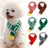 Pet Scarves Cats and Dogs Autumn and Winter Warm Christmas Bibs Knitted Scarves for Dogs