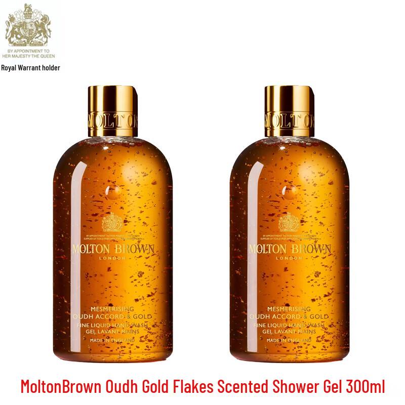 

Molton Brown Oudh Accord & Gold Bath & Shower Gel, 2x300ml