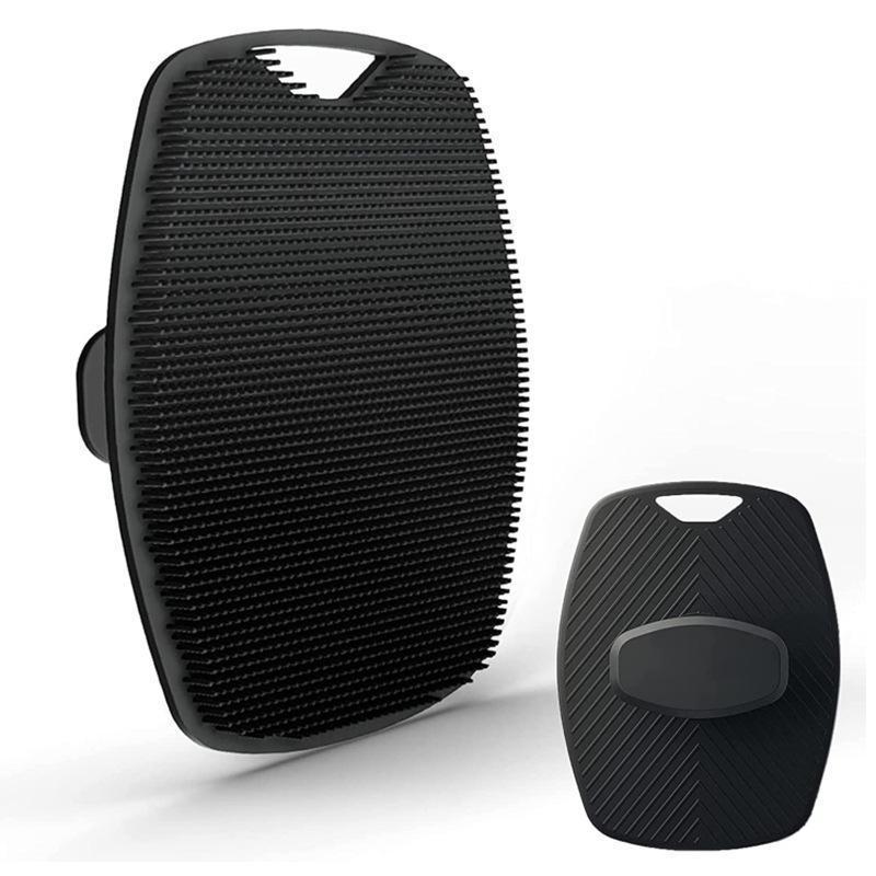 Soft Silicone Exfoliating Brush Cleanser Manual Body Cleansing Scrubber Shower Gentle Massage Bath Brush For Men