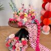 Monet Garden Style Floral Art for Romantic Wedding Decor