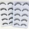 5 Pairs Natural Eyelash Hand Made False Eyelashes Makeup Fake Eye Lashes Faux Cils Make Up Beauty Tools Wholesale A21 A20
