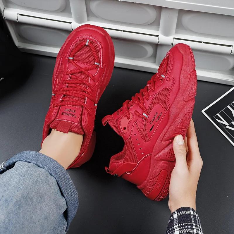 Mode Herenschoenen Lente Zomer Nieuwe Koppelschoenen Mode Casual Mesh Ademende Sneakers Heren Hardlopen Casual Sneakers Zapatos Mujer