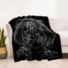 Gothic Style Blanket Soft & Cozy Suitable for Office Seaside Bed Four Seasons Universal Digital Print Unique Gift for Family and Friends Camping