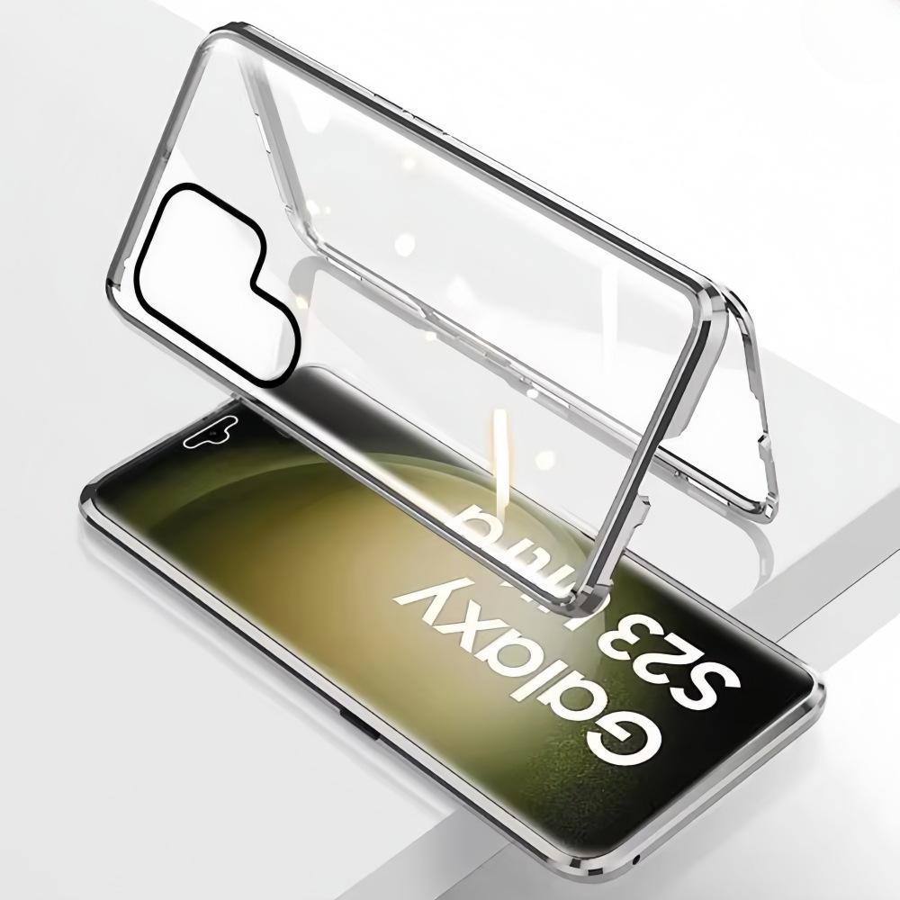 Geeignet für Samsung S25EDGE Magneto NOTE20 24FE Metall Magnetische Saug Anti Fall Schutzhülle