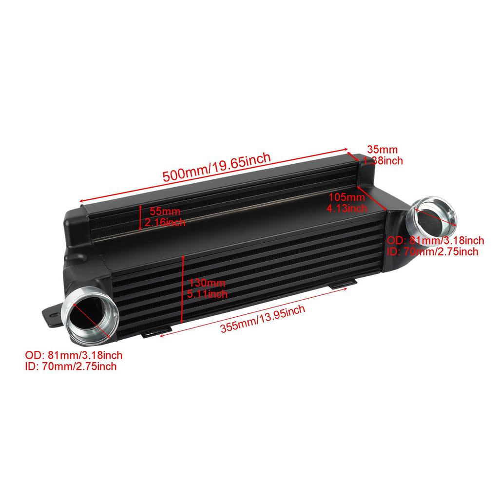 BMW E90/E91/E92/E93 325D/330D/335D Aluminum Alloy Intercooler Radiator