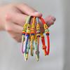 Fashionable Buddhist Lucky Adjustable Bracelets Couple Colorful Rope Handmade Braided Rope Chain Festival Party Jewelry
