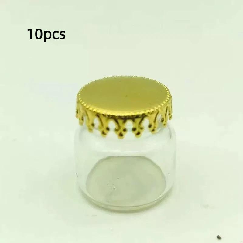1:12 Scale Miniature Glass Jars Set | Dollhouse Kitchen Storage Containers with Lids