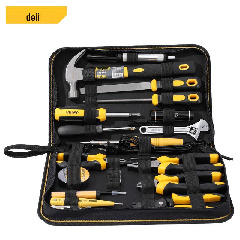 Deli 26-Piece Electrician Tool Kit CN plug (adapter included)