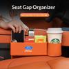 For Ford Mondeo Focus Explorer Escape Kuga Everest Bronco F-150 Ranger Transit Car Leather Seat Gap Storage Box CVX1