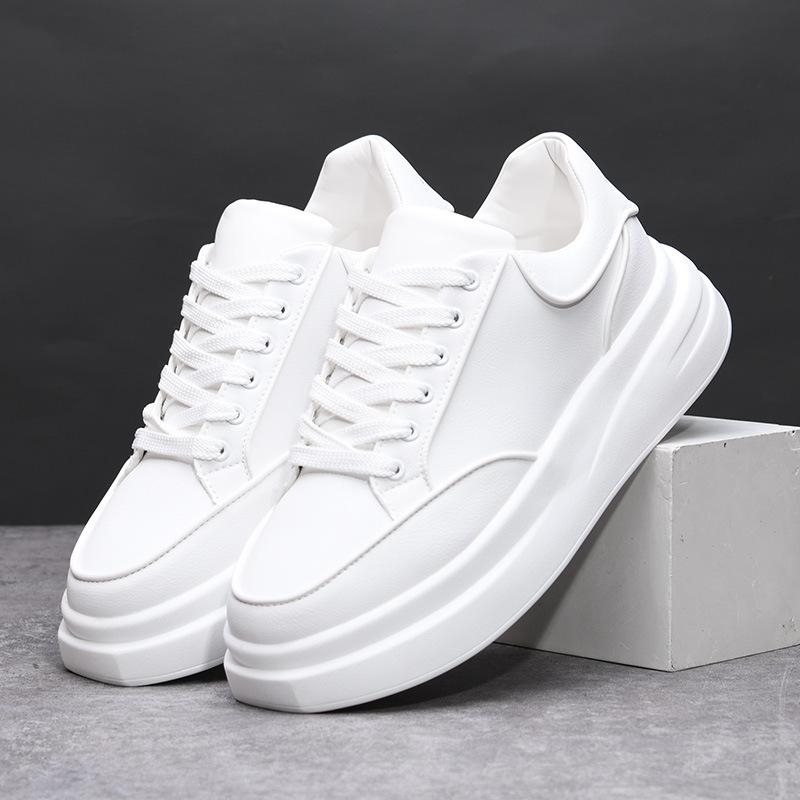 

22 new heightening casual couple sports muffin board shoes platform tide shoes spring and autumn 35 белый
