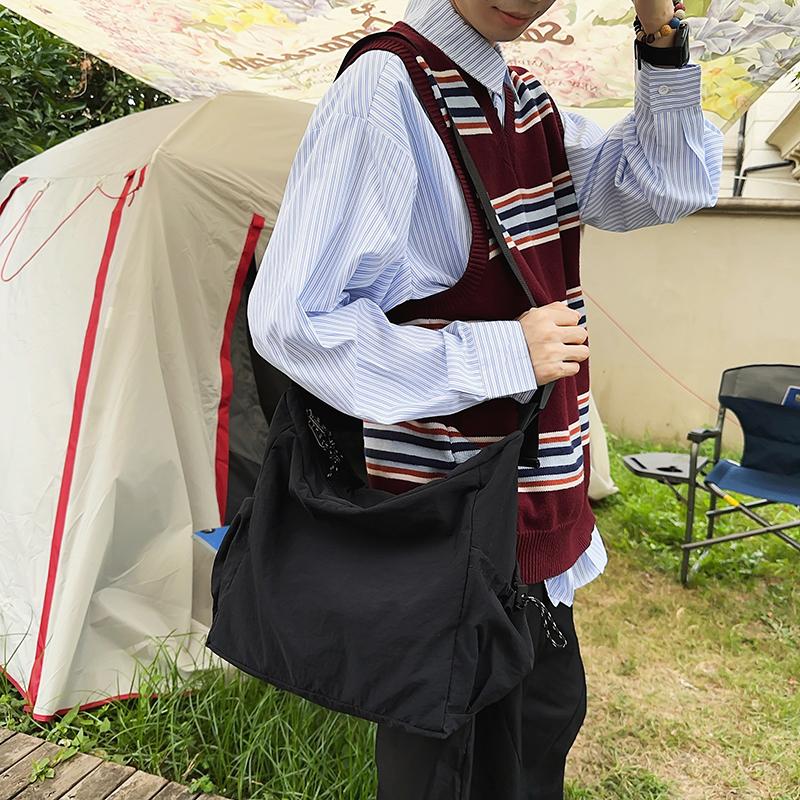 Torba typu crossbody damska torba typu messenger jednokolorowa męska torba na ramię