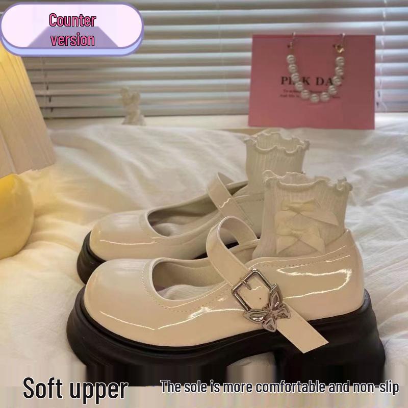 

Ретро кожаные туфли на толстой подошве с круглым носком - Коллекция Весна 2025 (47 000+ Избранных) 39