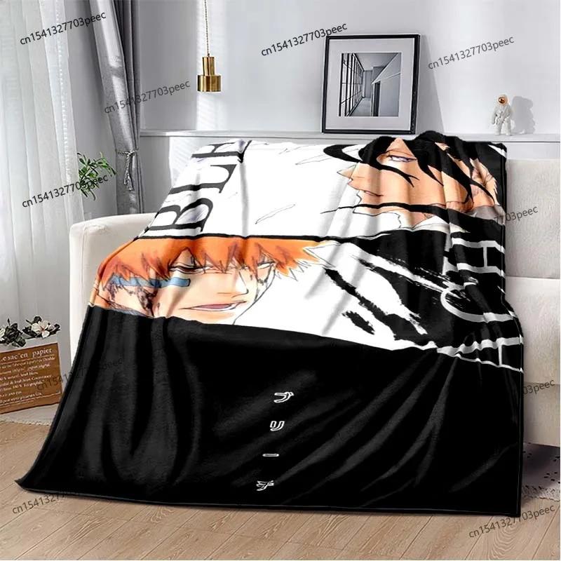 

Anime Bleach Japan Cartoon Soft Plush Blanket Flannel Blanket Living Room Bedroom Sofa Picnic Blanket Decoration Kid s Warmth 75cmx90cm