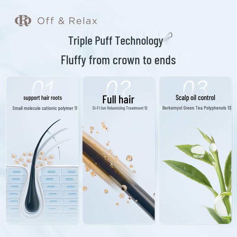 Off&Relax Volumizing & Refreshing Hair Care Set