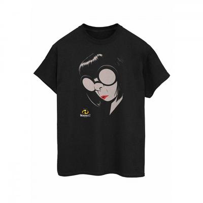 Damen/Damen The Incredibles Edna Boyfriend-T-Shirt aus Baumwolle