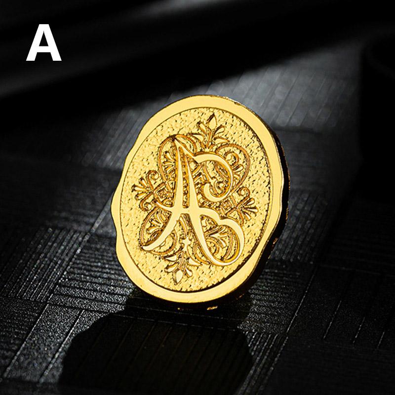 LetterA-Z Wax Seal Stamp DIY Sealing Wax Stamp Head for Scrapbooking Wedding Invitation Photo Album Dedicated Seal Stamp DIY