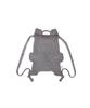 Pleatsmama New Bow Backpack Glitter Stone Brown