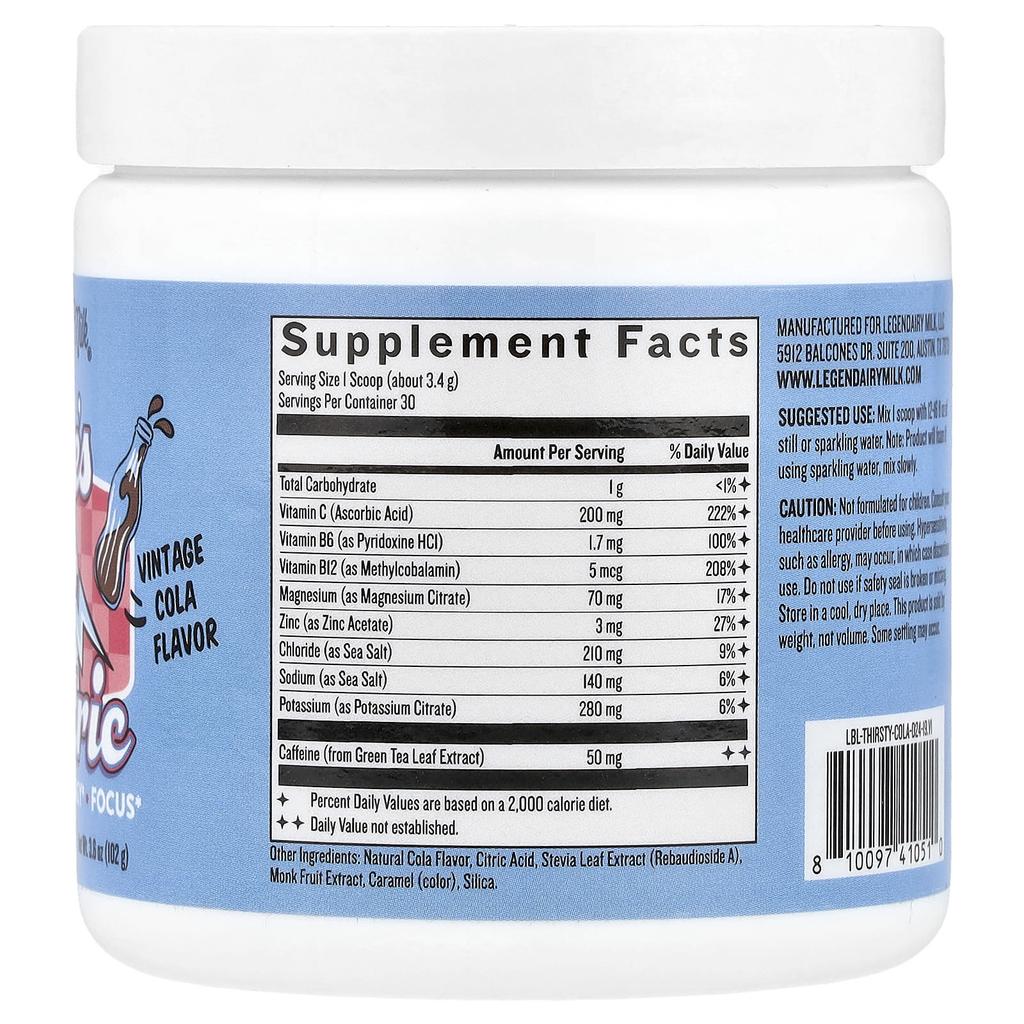 She's Electric, Vintage Cola, 102G(3.6Oz)