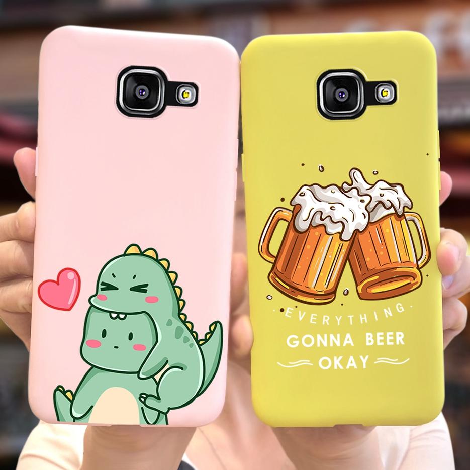 For Samsung Galaxy A5 2016 Case SM-A510F Cute Cartoon Cover Soft Silicone Phone Case For Samsung A5 2017 A520F Back Cover Bumper