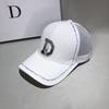 Mesh cap children ins tide summer diamond-encrusted letter D cap versatile sunshade baseball cap mesh cap