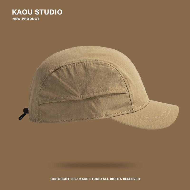 

Кепка с короткими полями, мужская японская тонкая летняя солнцезащитная кепка с козырьком, быстросохнущая бейсболка для женщин Adjustable хаки