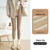 Women's Thermal High Waist Ribbed Tummy Control Slimming Base Layer Pants with Velvet, Winter 2025.