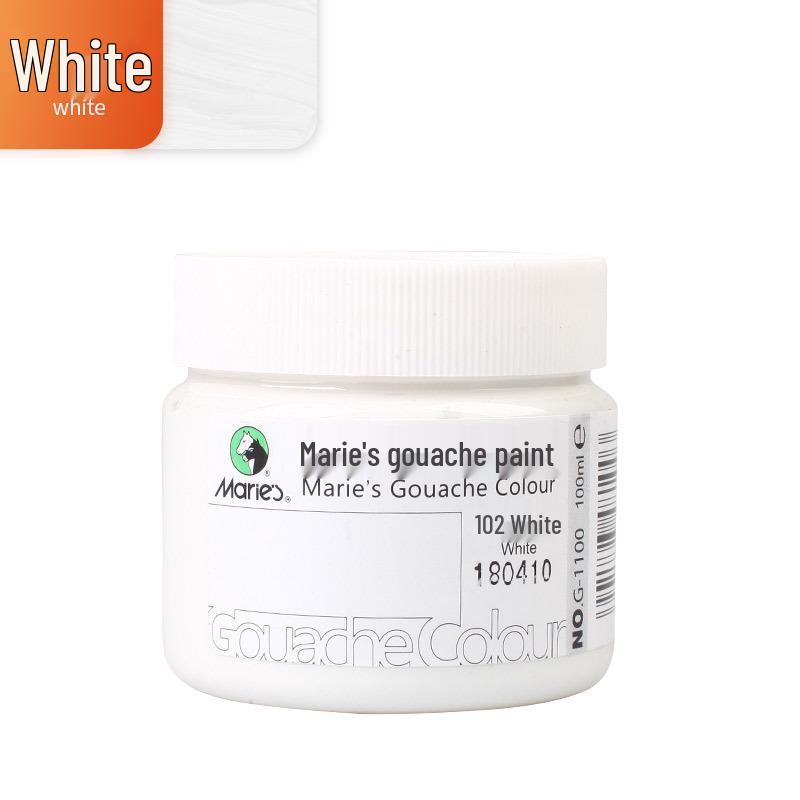 Mali Afwasbare Gouache Verf 100ml - Handgeschilderde Kleuren voor Kinderen en Studenten