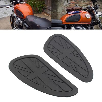 Passend für T100 T120 Bobber 1200/Thunderbird-900 Motorrad Gastank Seiten-Grip Traktion Knie-Protektor Aufkleber Anti-Rutsch Pad