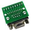 Durability 9-Pin 9-Hole DB9 Male/ Female Connector Adapter Easy Installation Screw Terminal High Conversion Performance