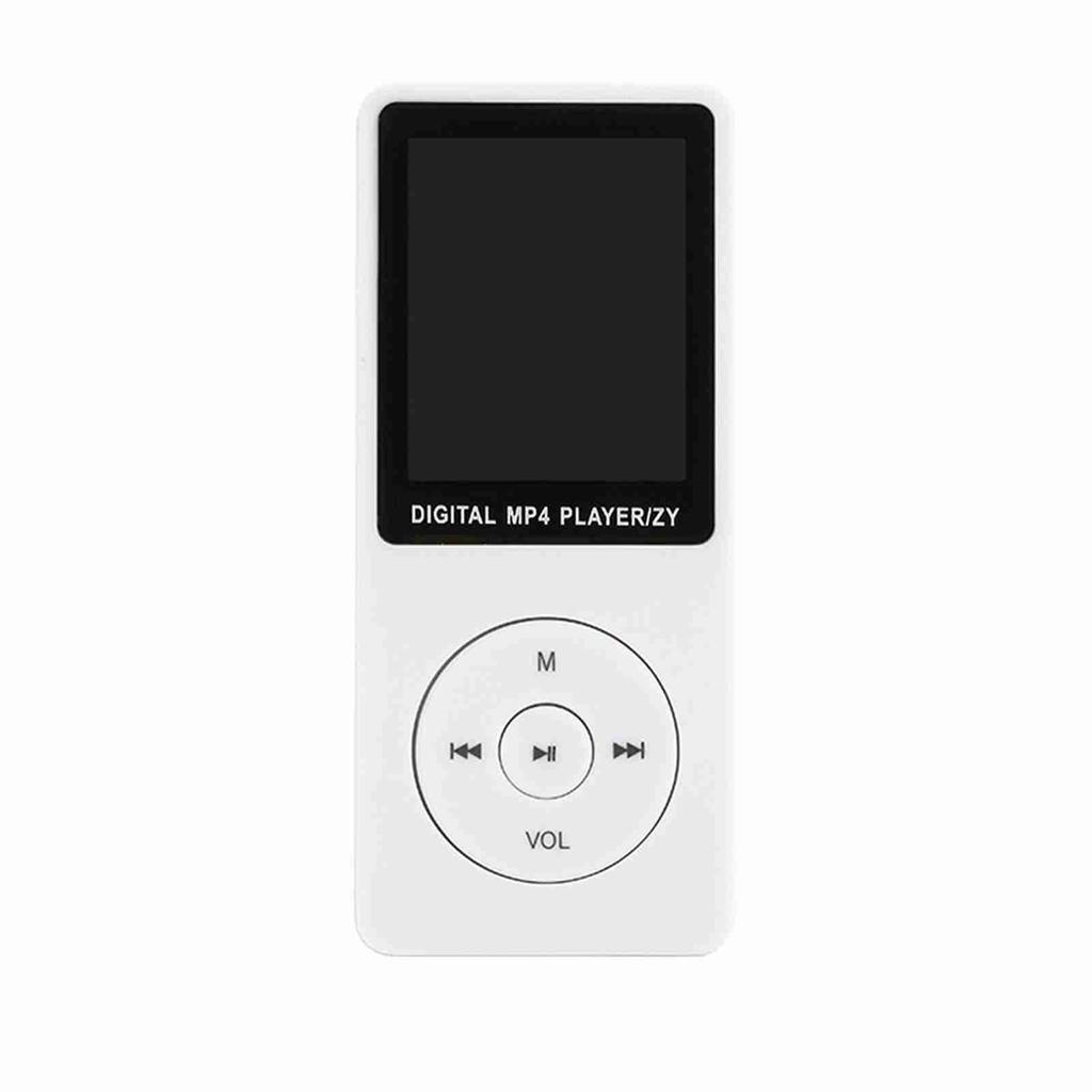 MP4 Player 1.8in Screen Ultra Slim Plug In Rechargeable Portable Music Player for Entertainment Learning