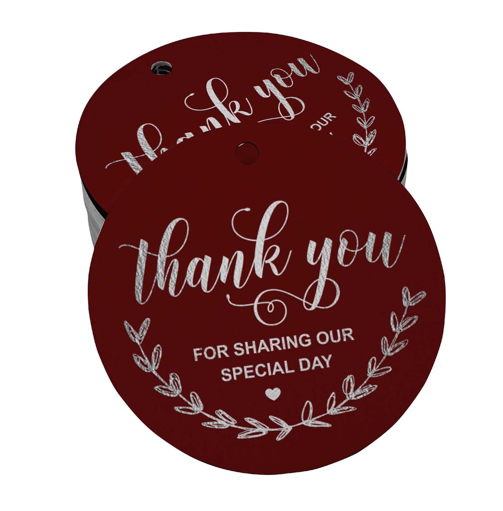 Inkdotpot Thank You For Sharing Our Special Day Bridal Shower-Baby Shower-Retirement-Wedding-Birthday Bottle Tag